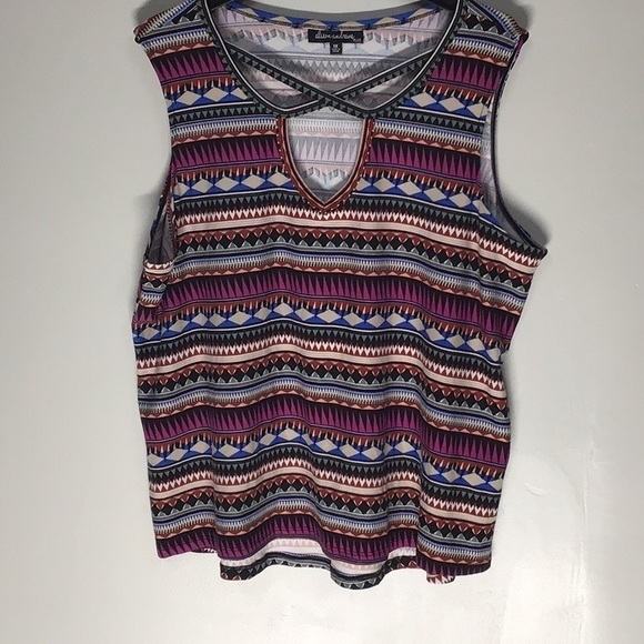 ALISON ANDREWS MULTICOLORED BLOUSE‎ - Picture 1 of 7